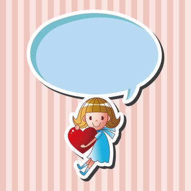 küçük bir çocukla kalp Tema öğeleri