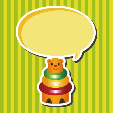 Bebek oyuncak tuğla Tema öğeleri kule