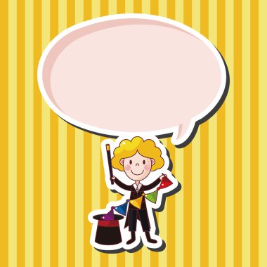 sihirbaz tema öğeleri vektör, eps