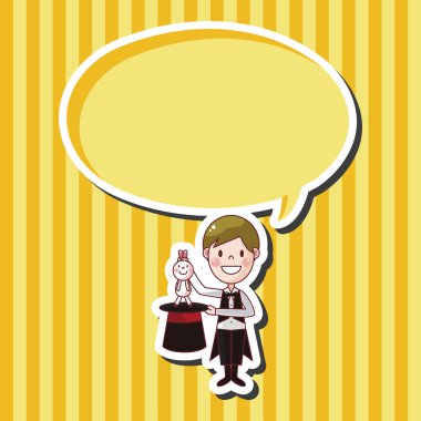 sihirbaz tema öğeleri vektör, eps