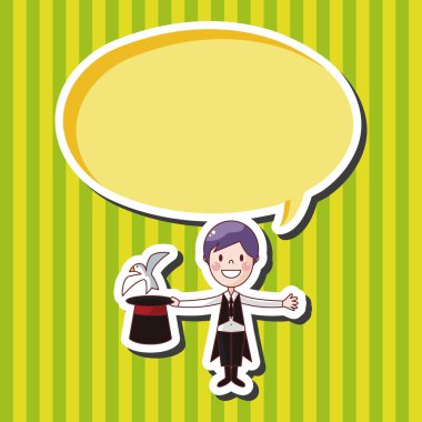 sihirbaz tema öğeleri vektör, eps