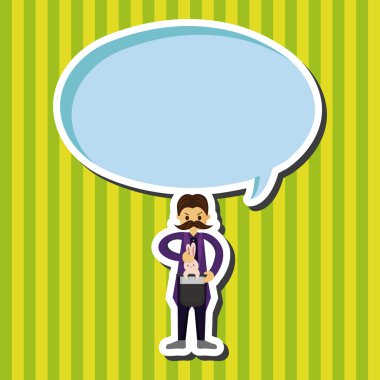 sihirbaz tema öğeleri vektör, eps