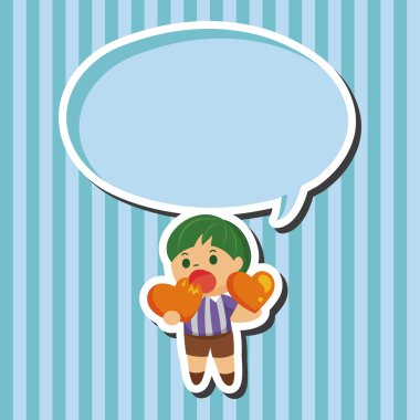 küçük bir çocukla kalp Tema öğeleri