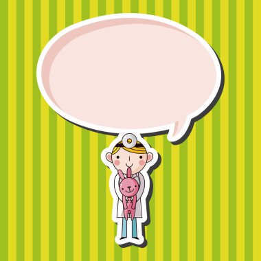 Veteriner Tema öğeleri vektör, eps