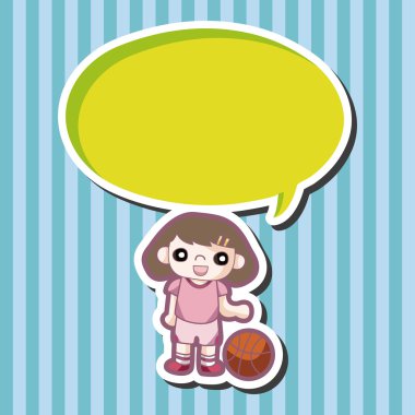 Basketbol oyuncu Tema öğeleri 