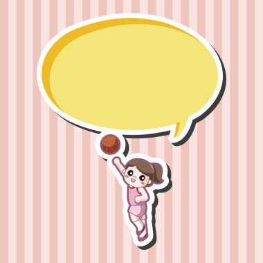 Basketbol oyuncu Tema öğeleri 