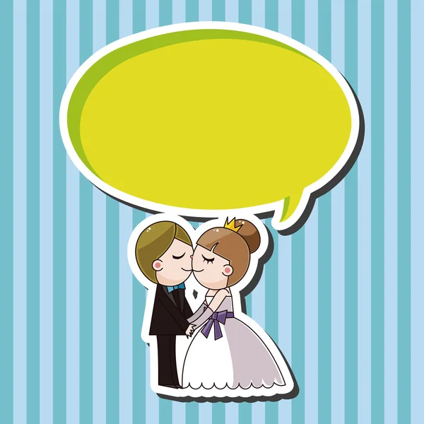 Boda pareja tema elementos vector, eps — Archivo Imágenes Vectoriales