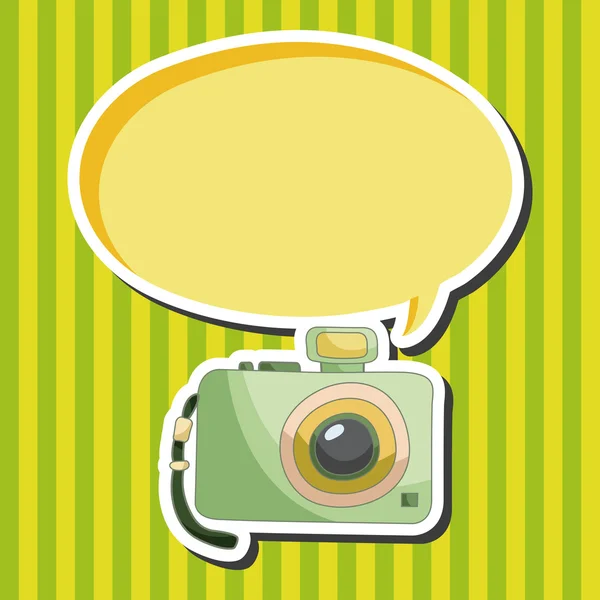 Elementi del tema della fotocamera — Vettoriale Stock