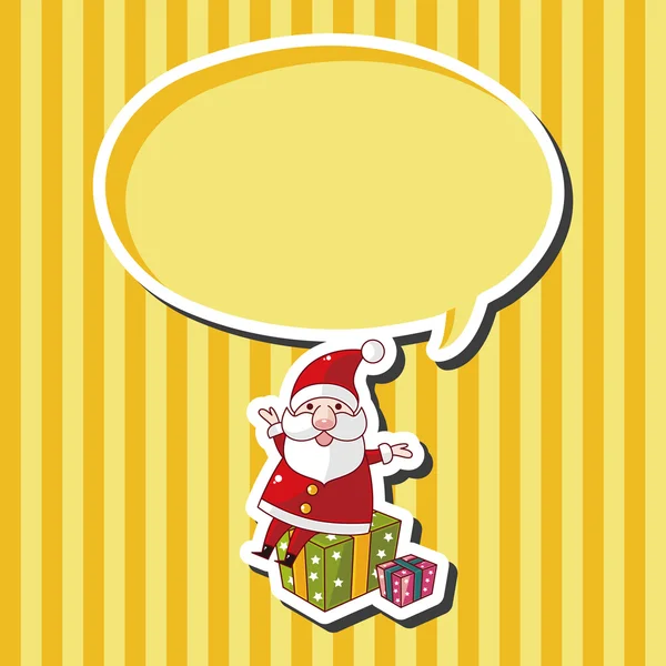 サンタ クロースのテーマの要素 — ストックベクタ