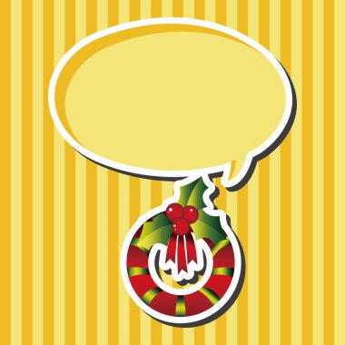 Noel holly çelenk Tema öğeleri