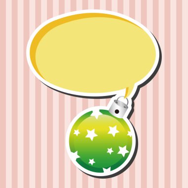 Noel tema öğeleri asılı