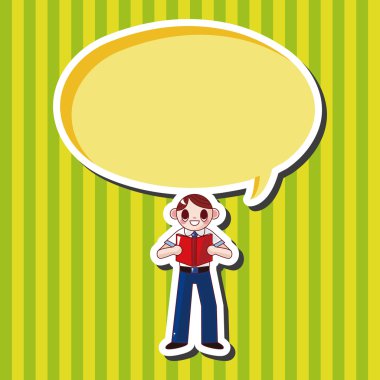 Öğrenci çizgi film Tema öğeleri