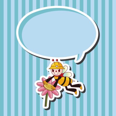 Arı çizgi film Tema öğeleri