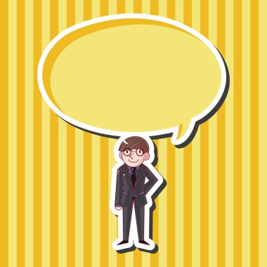 Erkek adam çizgi film Tema öğeleri