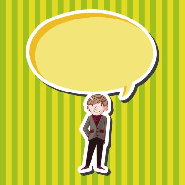 Erkek adam çizgi film Tema öğeleri