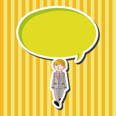 Erkek adam çizgi film Tema öğeleri