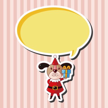 hayvan karikatür Noel stil tema öğeleri