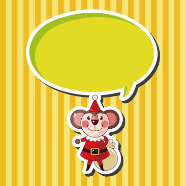 hayvan karikatür Noel stil tema öğeleri