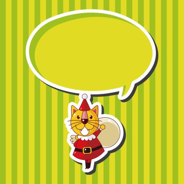 hayvan karikatür Noel stil tema öğeleri