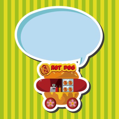 Stil yemek vagonu Tema öğeleri