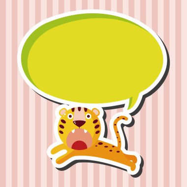 hayvan kaplan Tema öğeleri karikatür