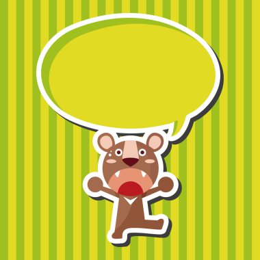 hayvan ayı Tema öğeleri karikatür