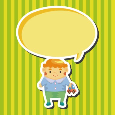 Aile çocuk karakter Tema öğeleri