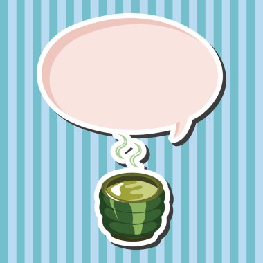 sıcak çay içecek Tema öğeleri