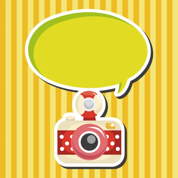 Camera theme elements — Stock Vector