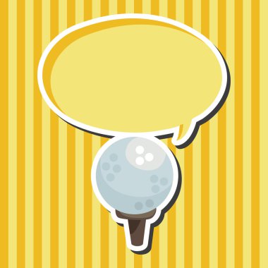 Golf ekipman Tema öğeleri