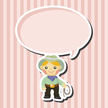 kovboy Tema öğeleri