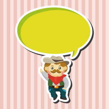 kovboy Tema öğeleri