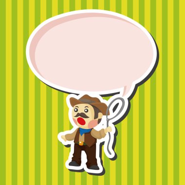 kovboy Tema öğeleri