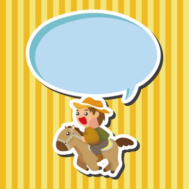 kovboy Tema öğeleri