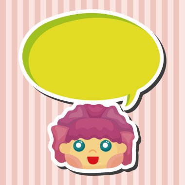 çiçek elf Tema öğeleri