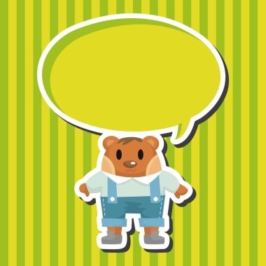 çizgi film Tema öğeleri ayı