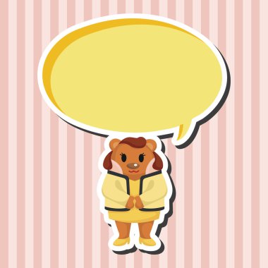 çizgi film Tema öğeleri ayı