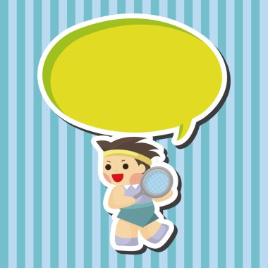 Tenis oyuncu Tema öğeleri