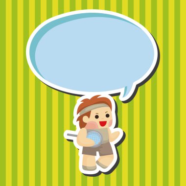 Tenis oyuncu Tema öğeleri