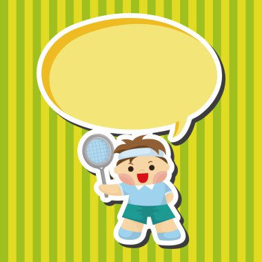 Tenis oyuncu Tema öğeleri