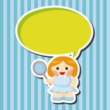 Tenis oyuncu Tema öğeleri