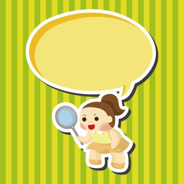 Tenis oyuncu Tema öğeleri