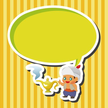 Fairytale Aladdin hikaye Tema öğeleri