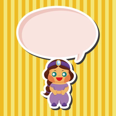 Fairytale Aladdin hikaye Tema öğeleri