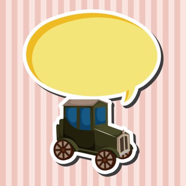 ulaşım araba tema öğeleri