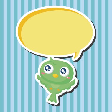 kuş çizgi film Tema öğeleri