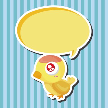 kuş çizgi film Tema öğeleri