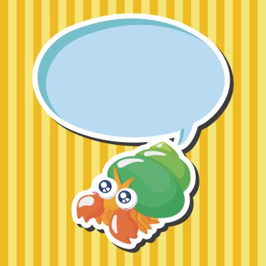 Deniz hayvan Yalnızcıl Yengeç çizgi film Tema öğeleri