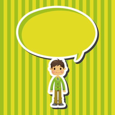 Erkek adam çizgi film Tema öğeleri