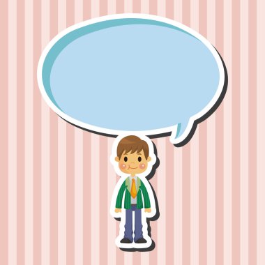 Erkek adam çizgi film Tema öğeleri